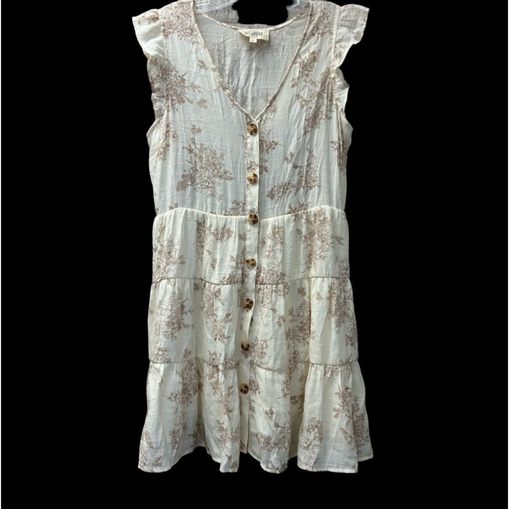 Sweet Wanderer/ Light Weight Dress with Soft Floral pattern / size XL